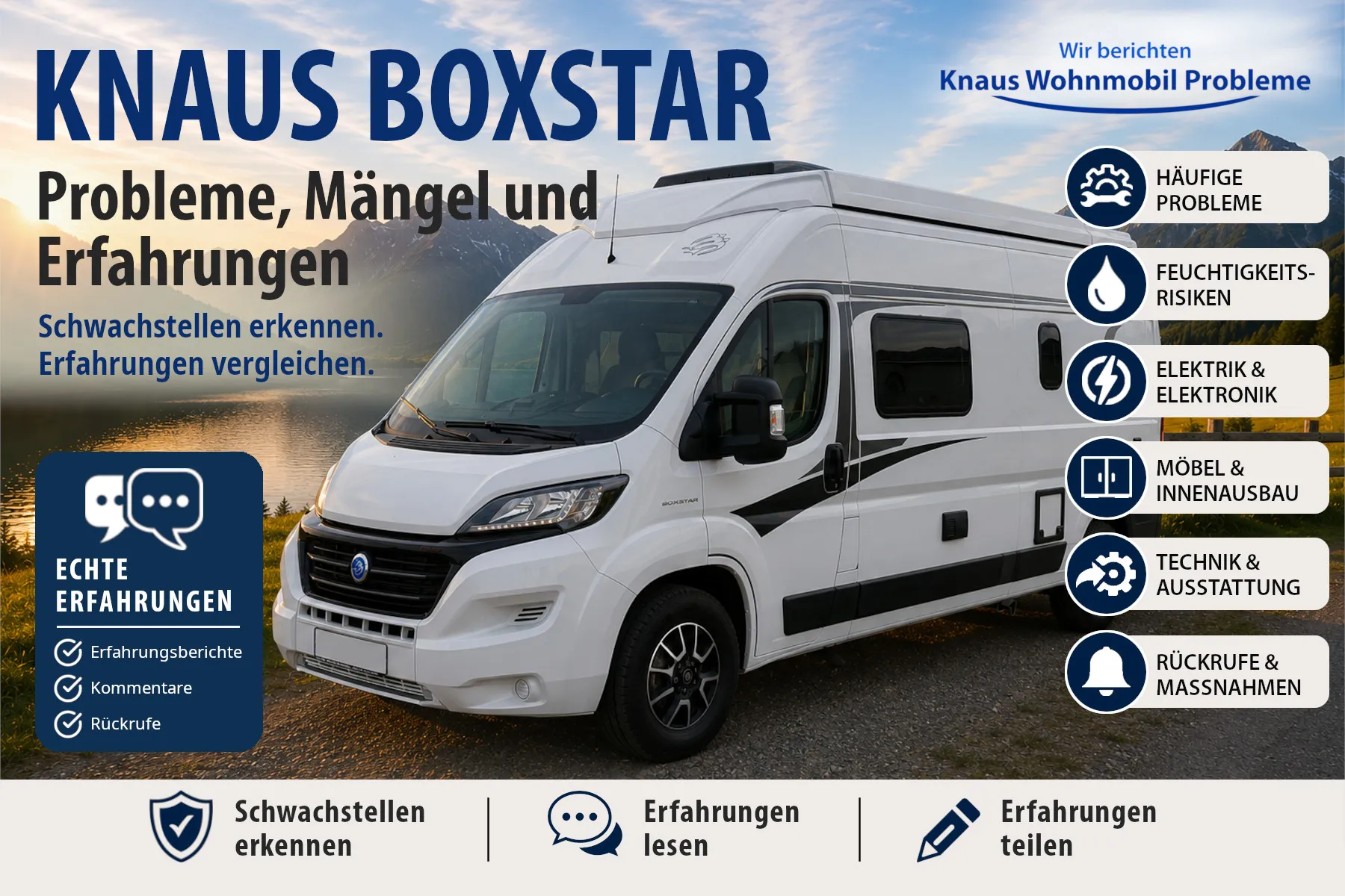 Knaus BOXSTAR - Probleme, Mängel und Erfahrungen