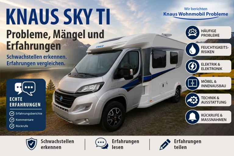 Knaus SKY TI - Probleme, Mängel und Erfahrungen