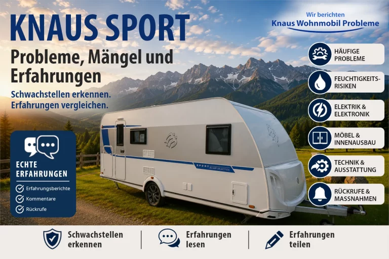 Knaus SPORT – Probleme, Mängel und Erfahrungen