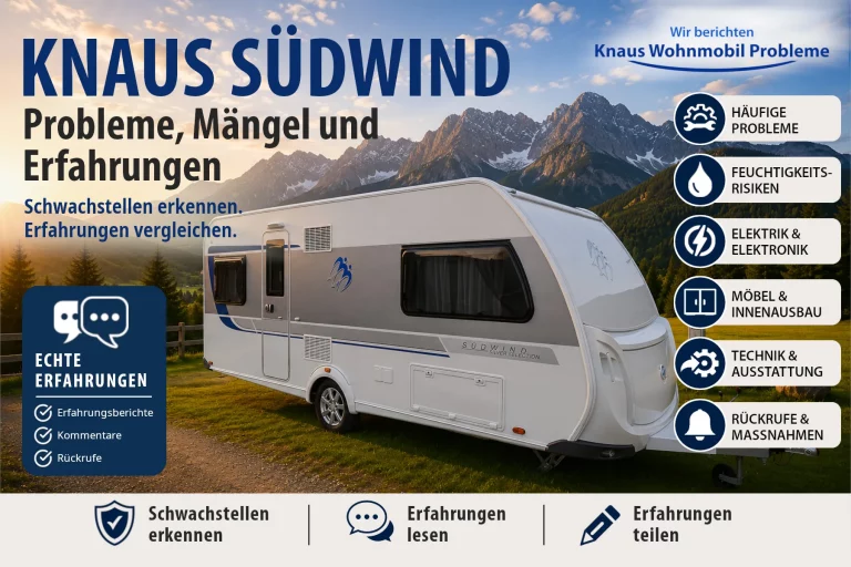 Knaus SÜDWIND – Probleme, Mängel und Erfahrungen