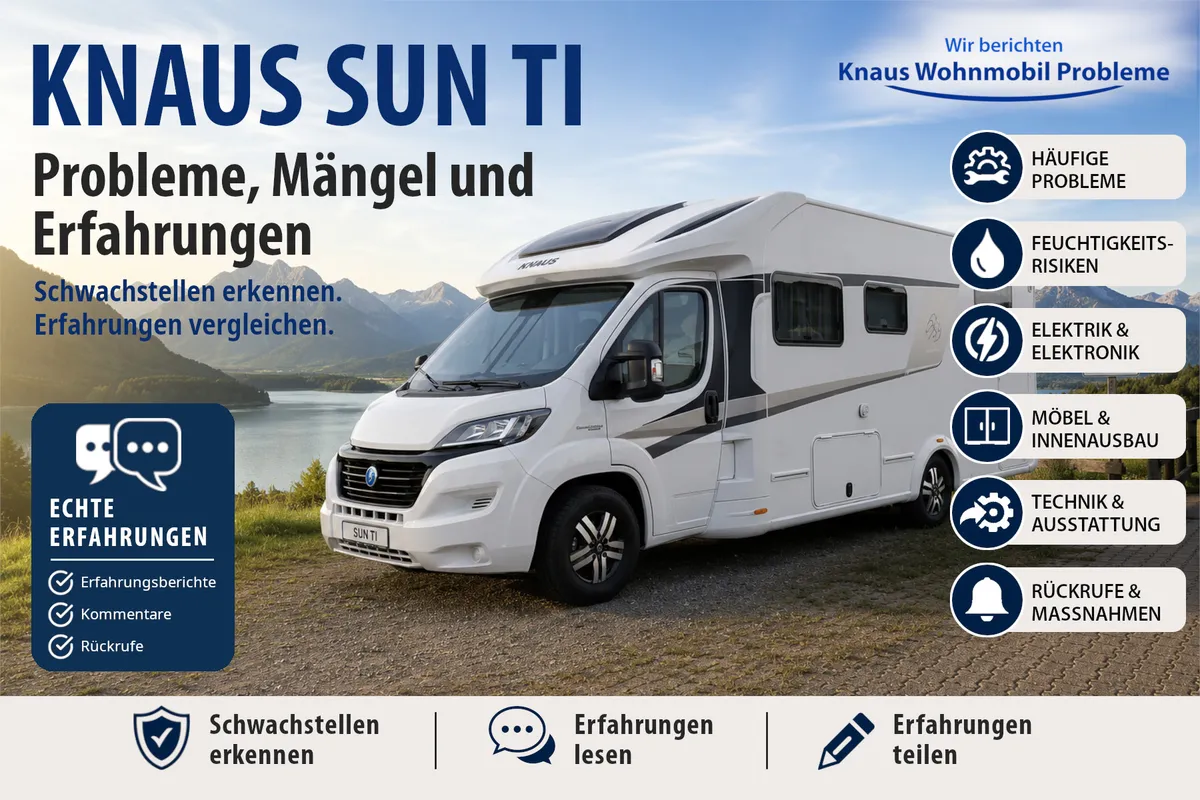 KNAUS SUN TI - Problem, Maengel und Erfahrungen