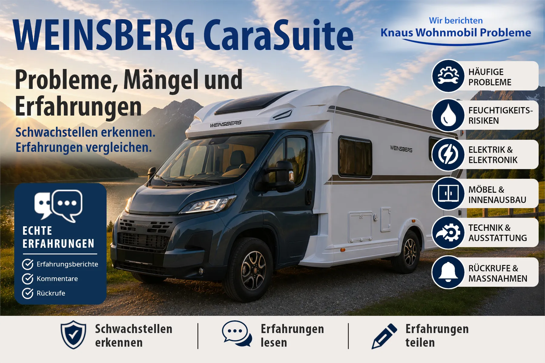 WEINSBERG CaraSuite - Probleme, Mängel und Erfahrungen