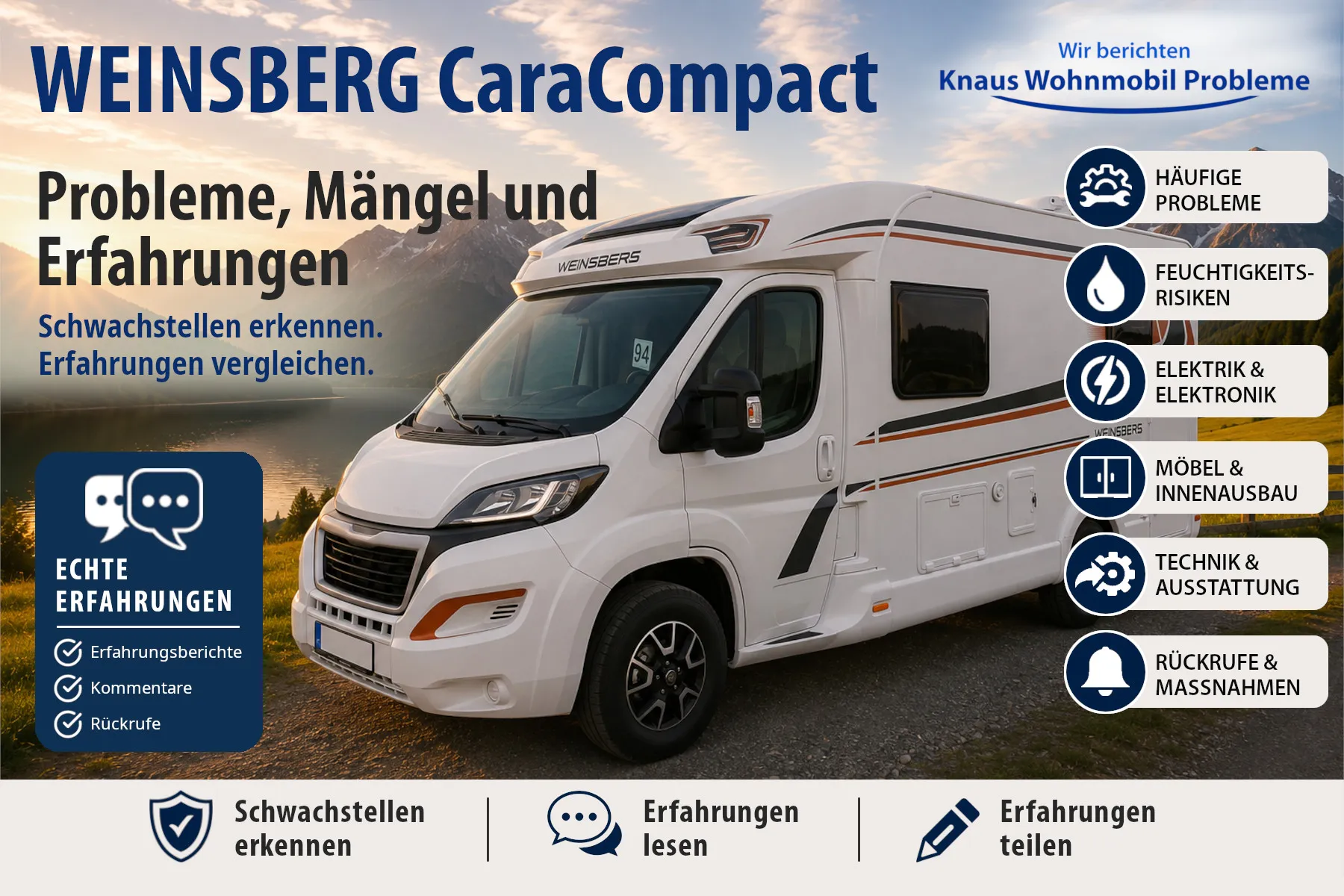 Weinsberg CaraCompact - Probleme, Mängel und Erfahrungen
