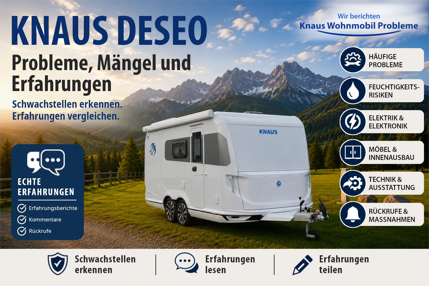 Knaus DESEO – Probleme, Mängel und Erfahrungen