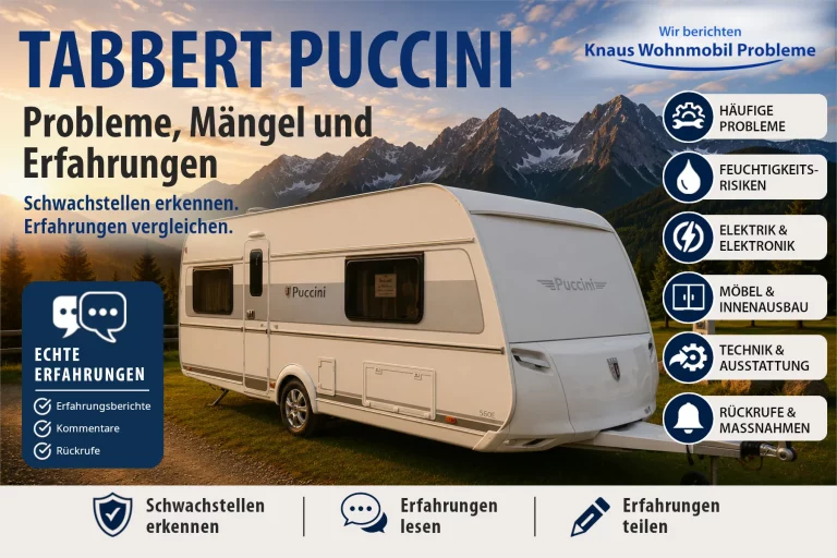TABBERT PUCCINI – Probleme, Mängel und Erfahrungen