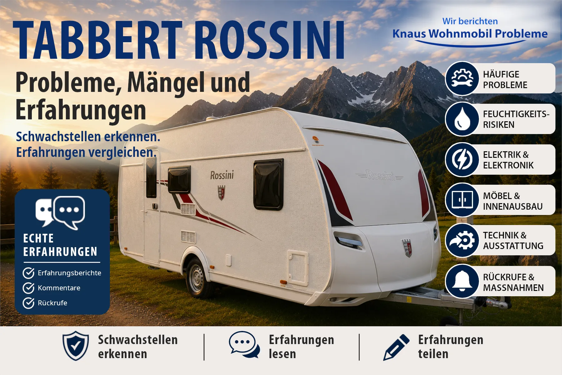 TABBERT ROSSINI – Probleme, Mängel und Erfahrungen