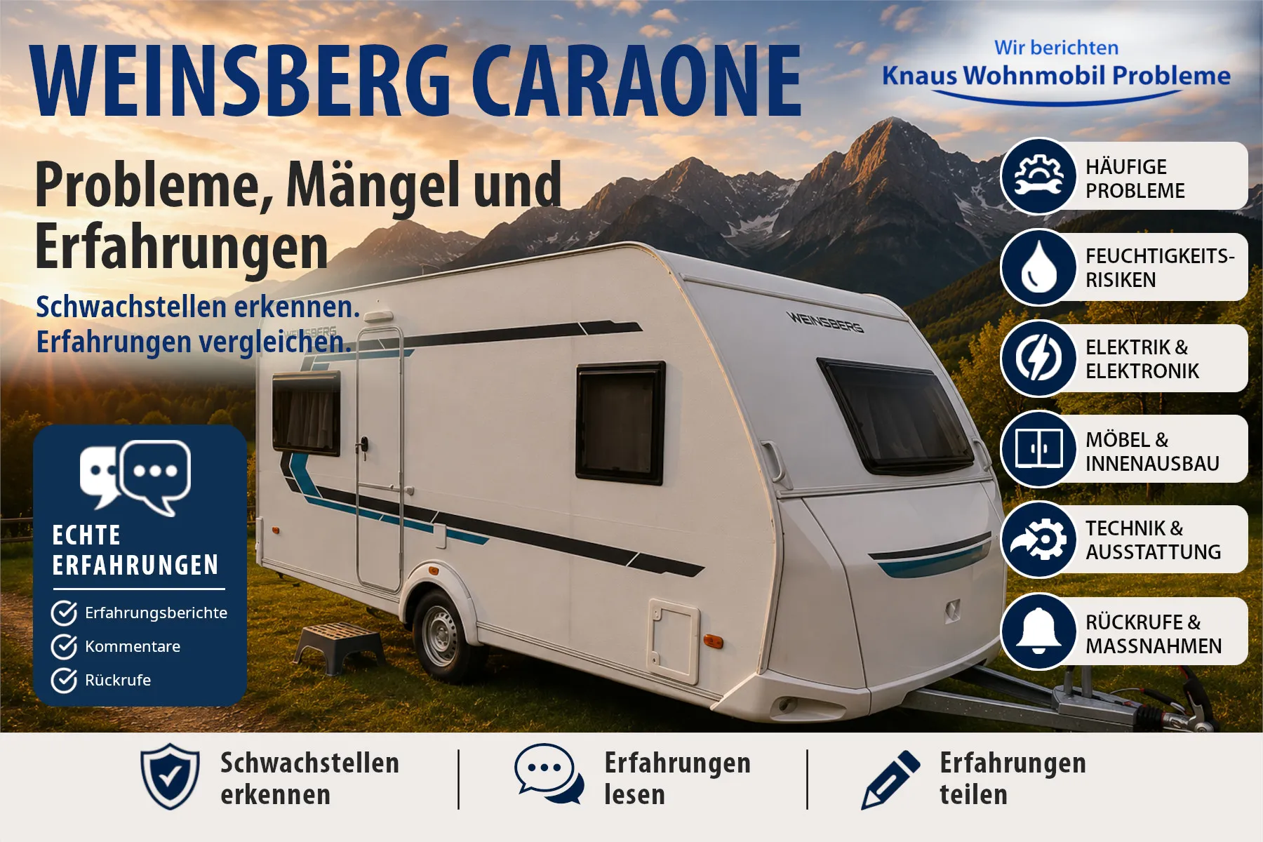 Weinsberg CaraOne – Probleme, Mängel und Erfahrungen