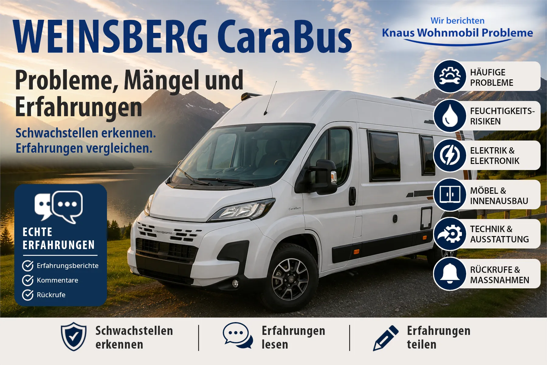 Weinsberg CaraBus – Probleme, Mängel und Erfahrungen