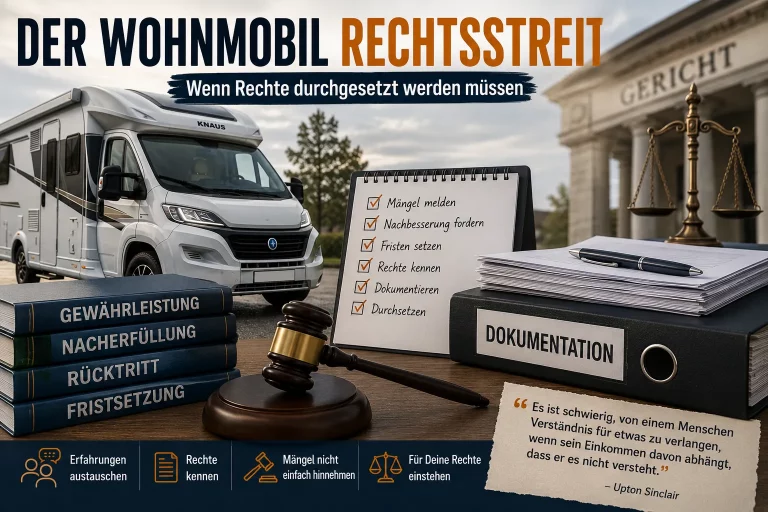 Der Wohnmobil Rechtsstreit – 40 Beweisdokumente