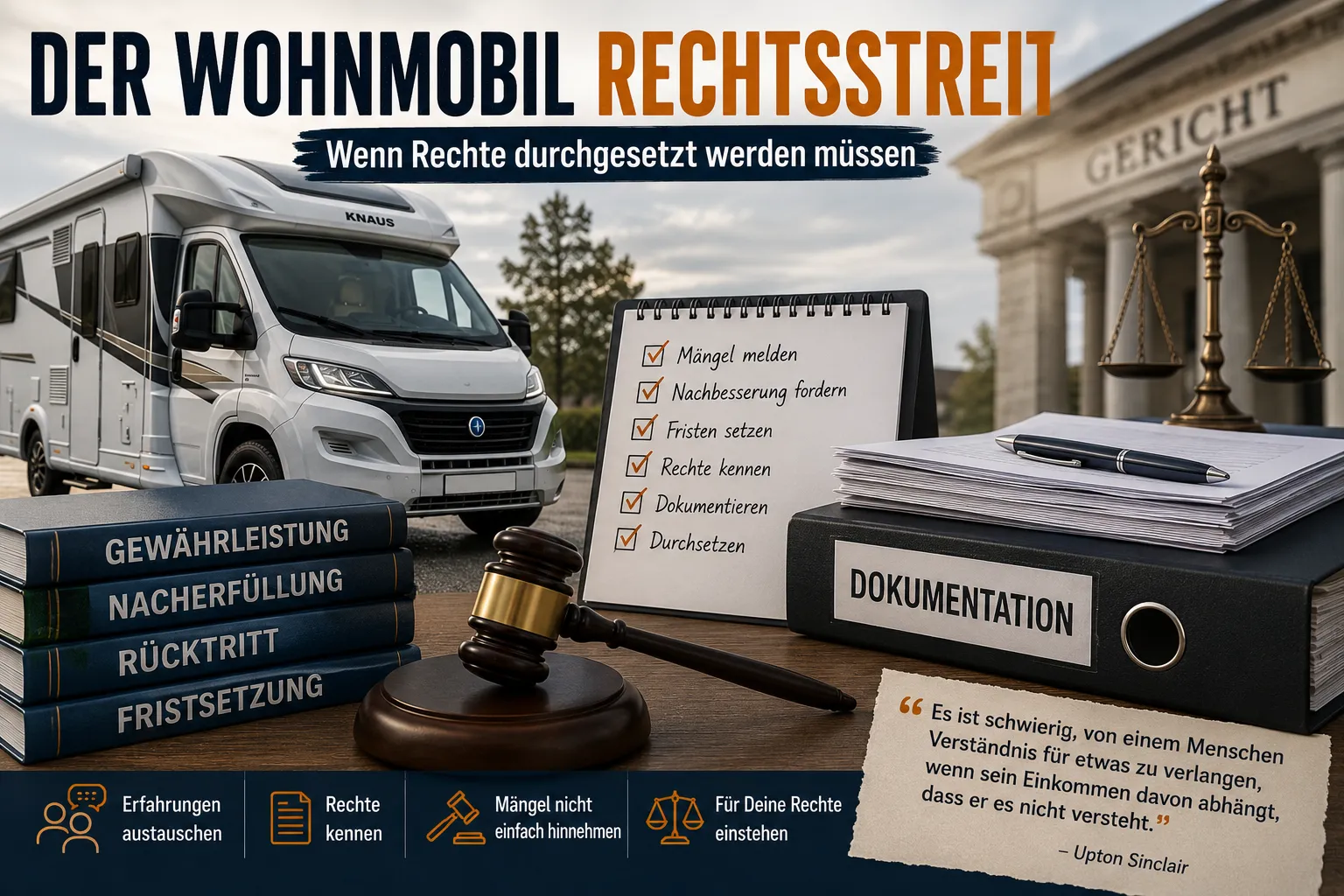 Der Wohnmobil Rechtsstreit – 40 Beweisdokumente