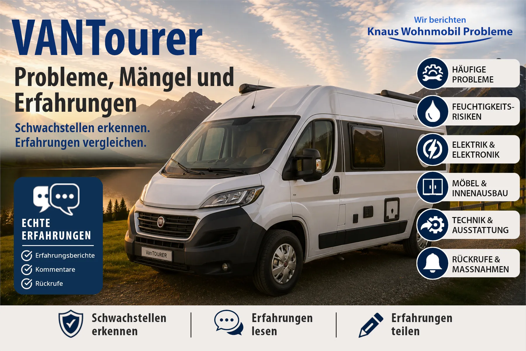 VANTourer – Probleme, Mängel und Erfahrungen