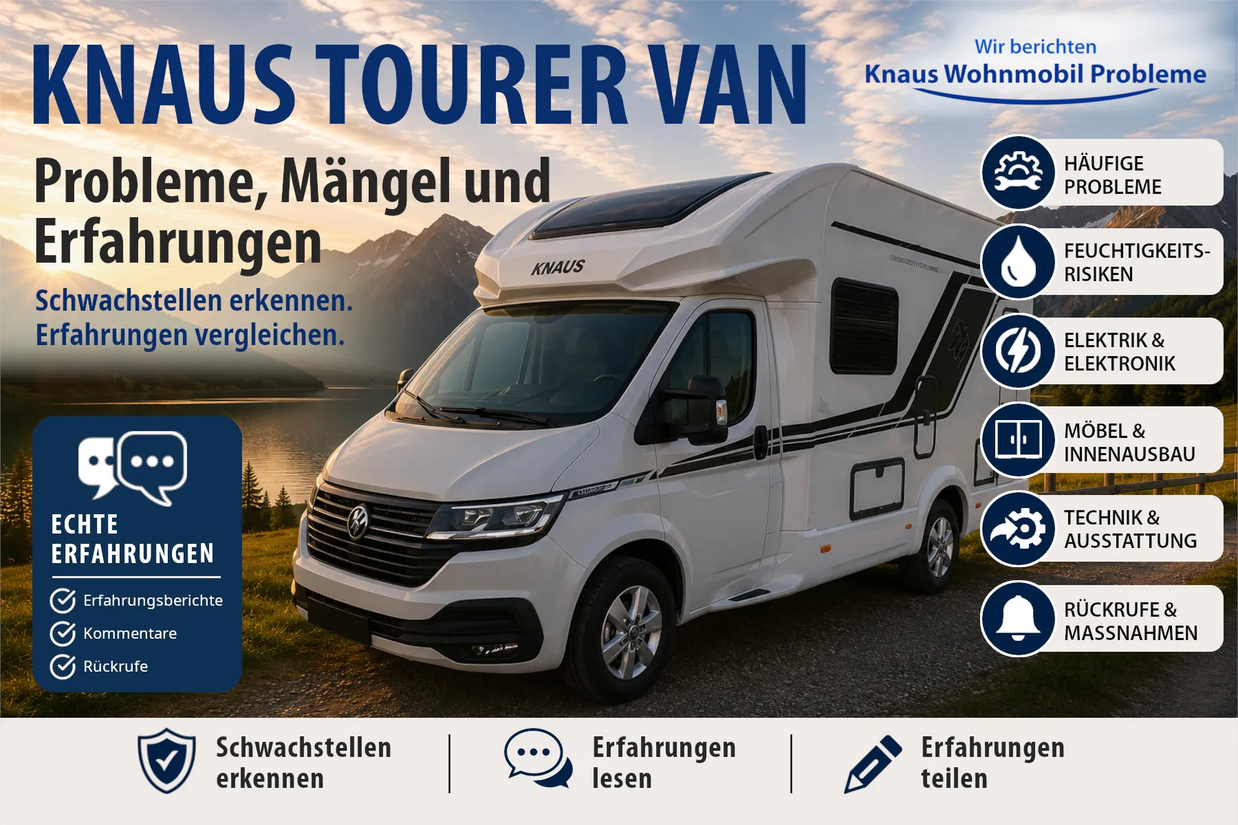 Knaus TOURER VAN – Probleme, Mängel und Erfahrungen