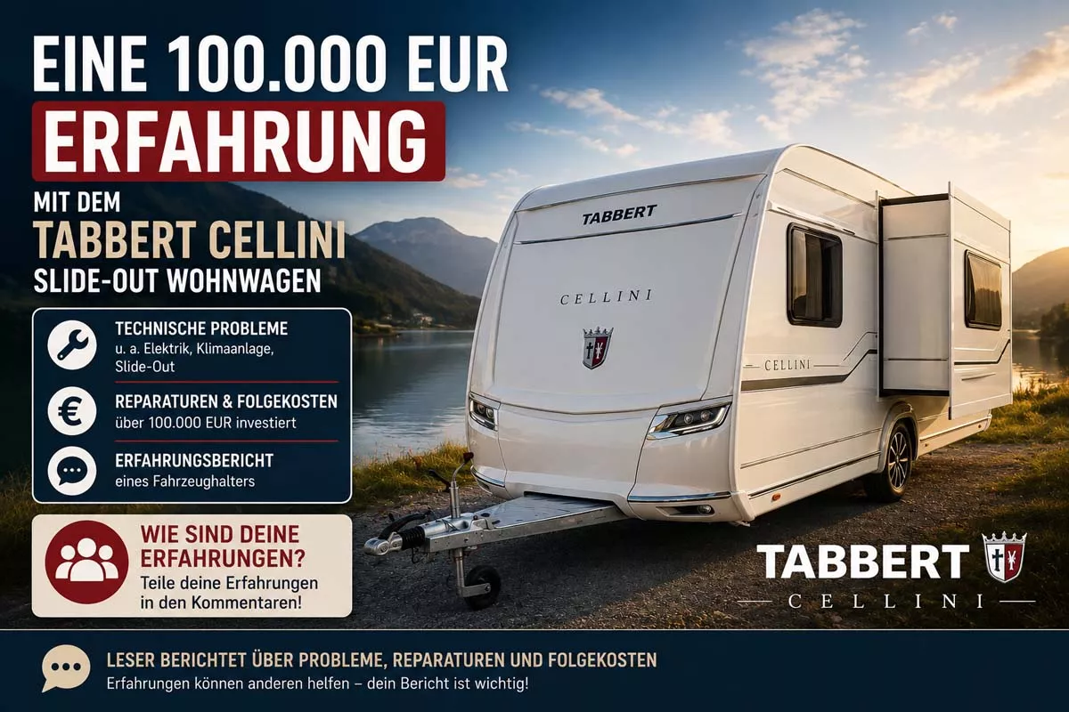 Tabbert Cellini Slide-Out Erfahrungsbericht