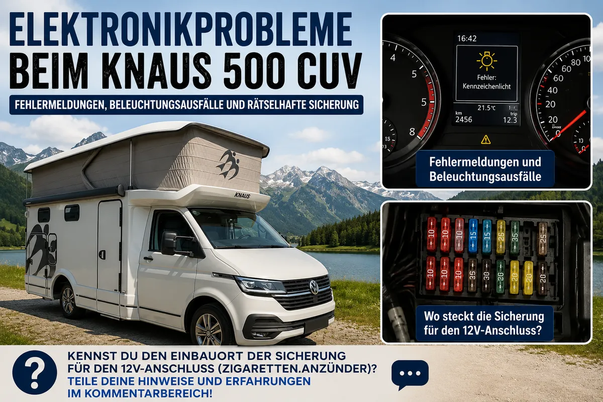 KNAUS 500 CUV Cuvision - Elektronikprobleme