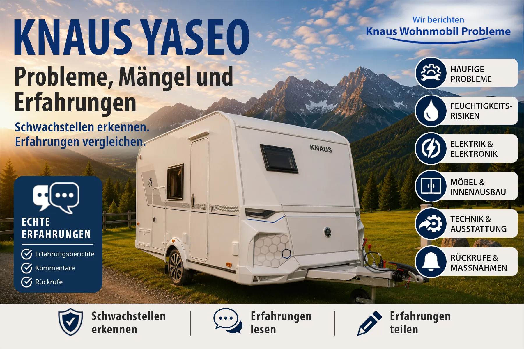 Knaus YASEO – Probleme, Mängel und Erfahrungen