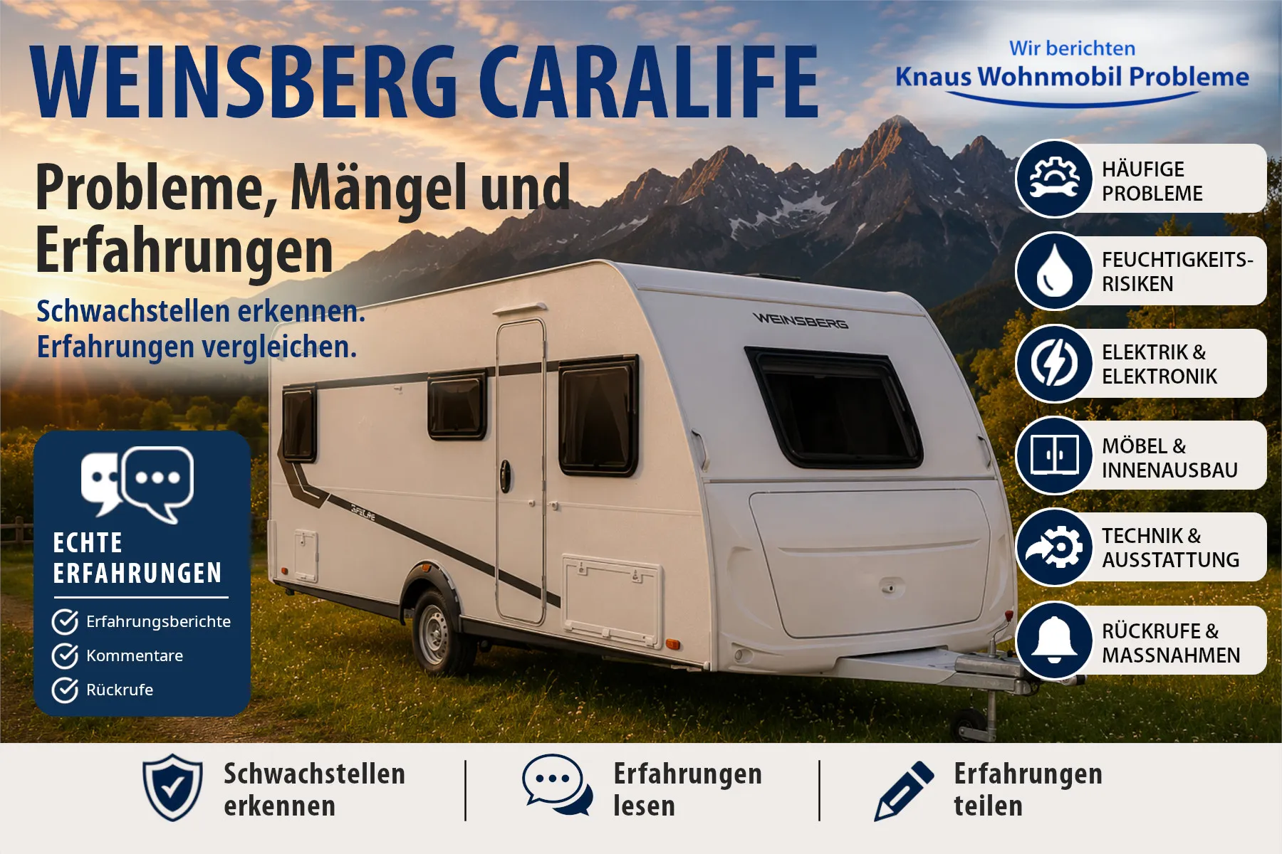 Weinsberg CaraLife – Probleme, Mängel und Erfahrungen